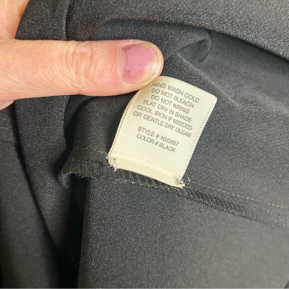 Naked Cashmere Black Sleeveless Double Button Dress Pockets Women Size Large NWT - Picture 6 of 7